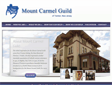 Tablet Screenshot of mtcarmelguild.org